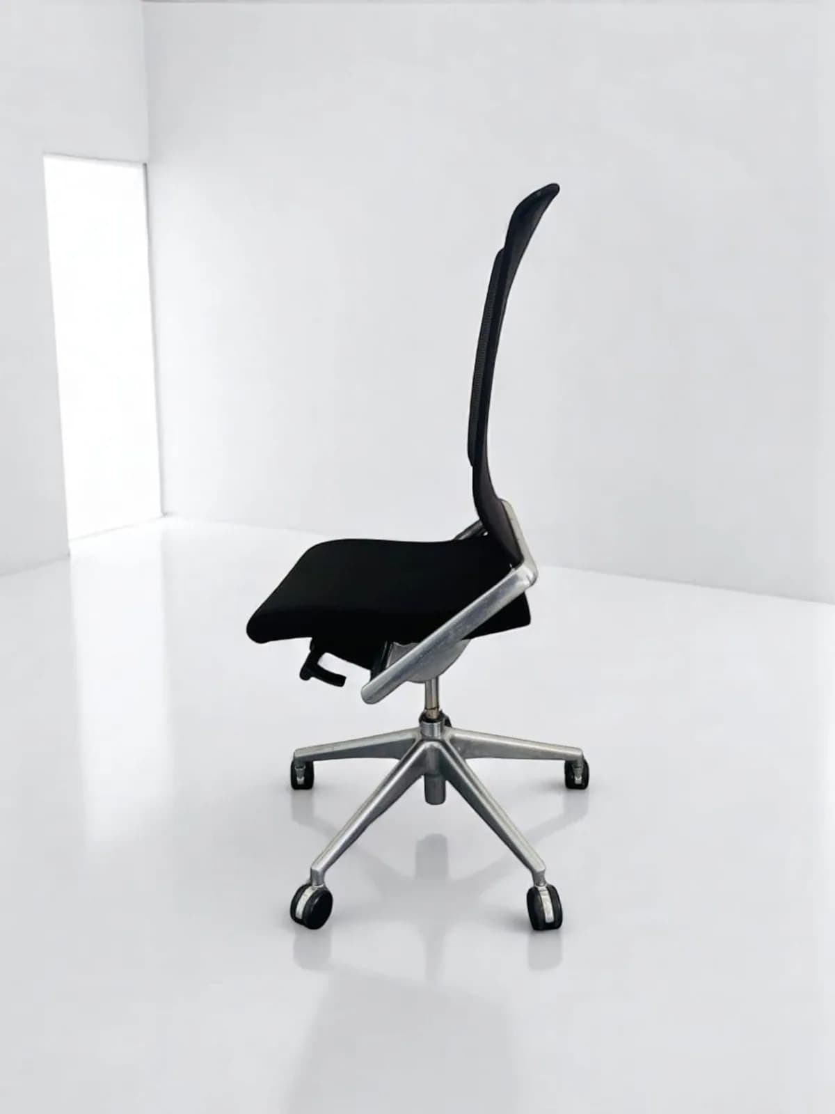 Chaise à roulette Alto chromé — vue 3