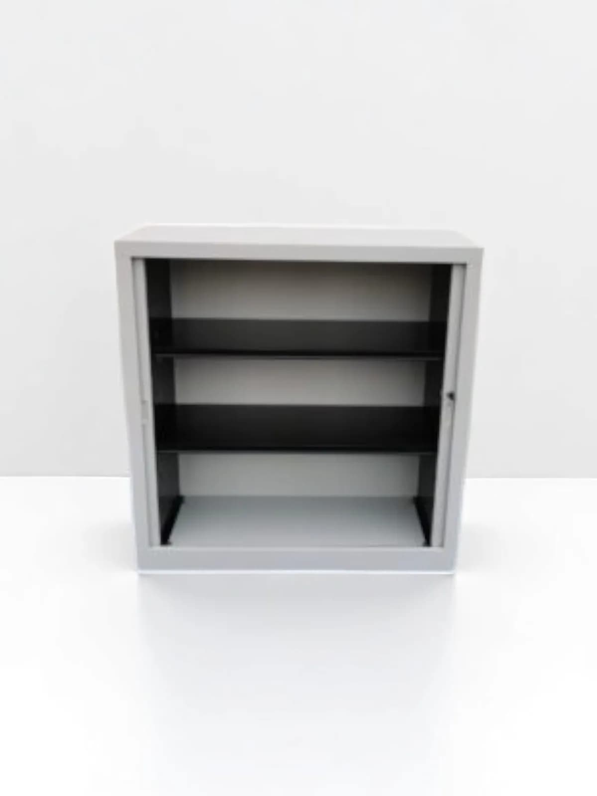 Armoire basse blanche 100x100cm — vue 3