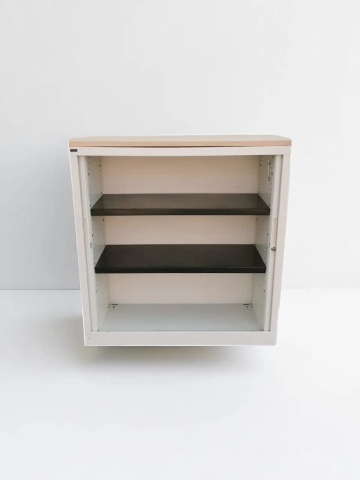 Armoire basse blanche magencia 100x100cm sans clé — vue 3