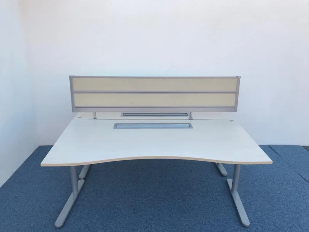 Bureau Open Space Steelcase 180x80 separateur — vue 2