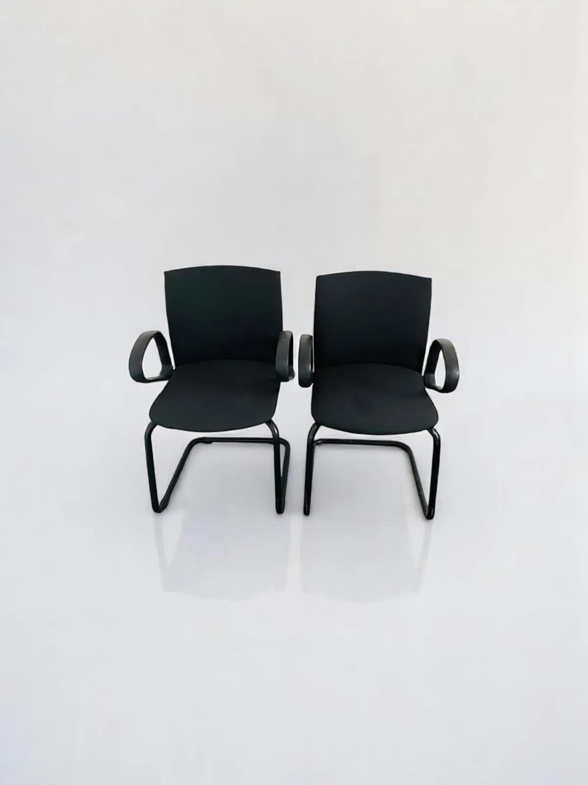 Chaise visiteur luge Comforto Haworth noir — vue 6