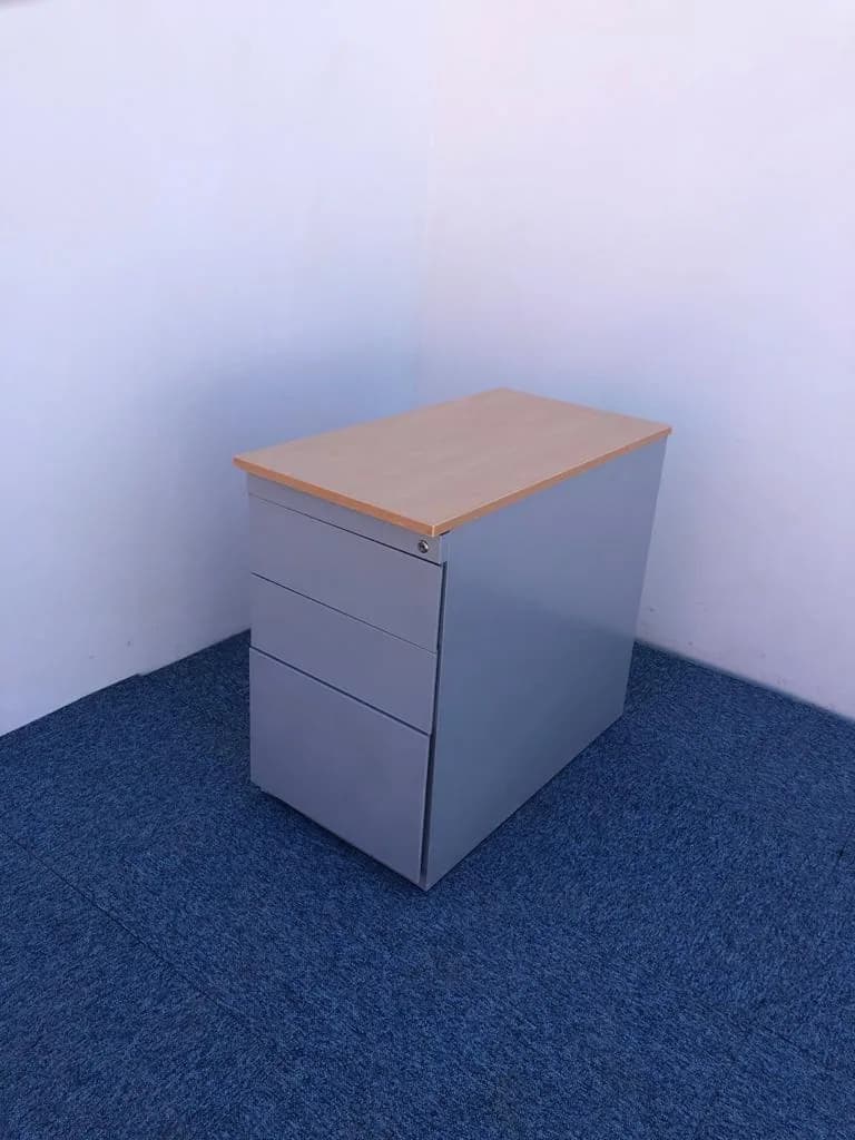 Caisson 3 tiroirs hauteur bureau — vue 3