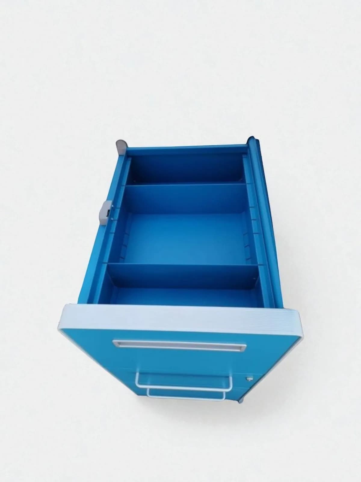 Meuble caisson de rangement Bisley mobile bleu — vue 4