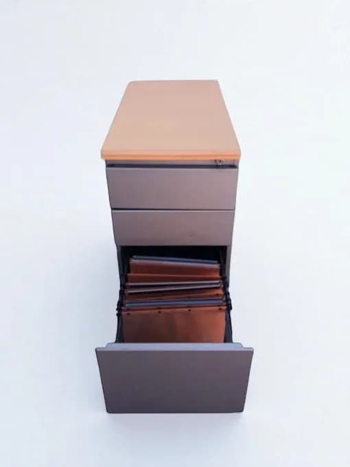 caisson hauteur bureau Steelcase P90cm — vue 4