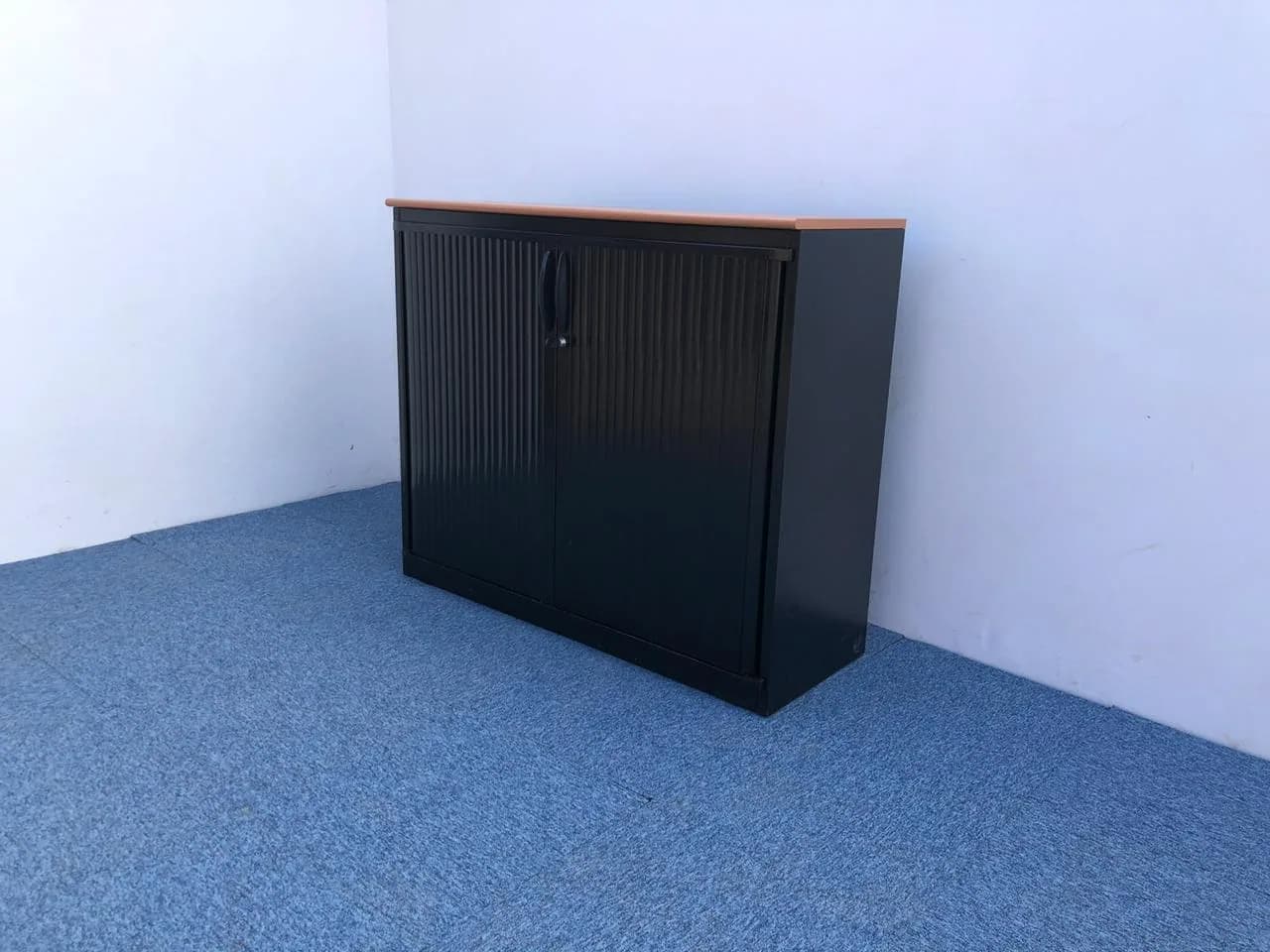 Armoire basse métallique 120×100 cm noir