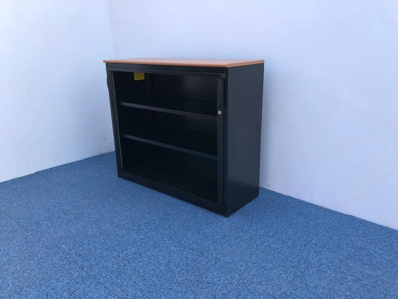 Armoire basse métallique 120×100 cm noir — vue 3
