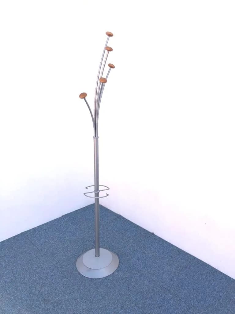Porte manteau festival alba 5 patères gris