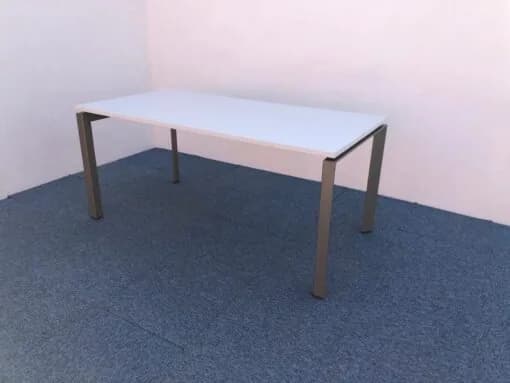 Bureau droit blanc 160x80cm
