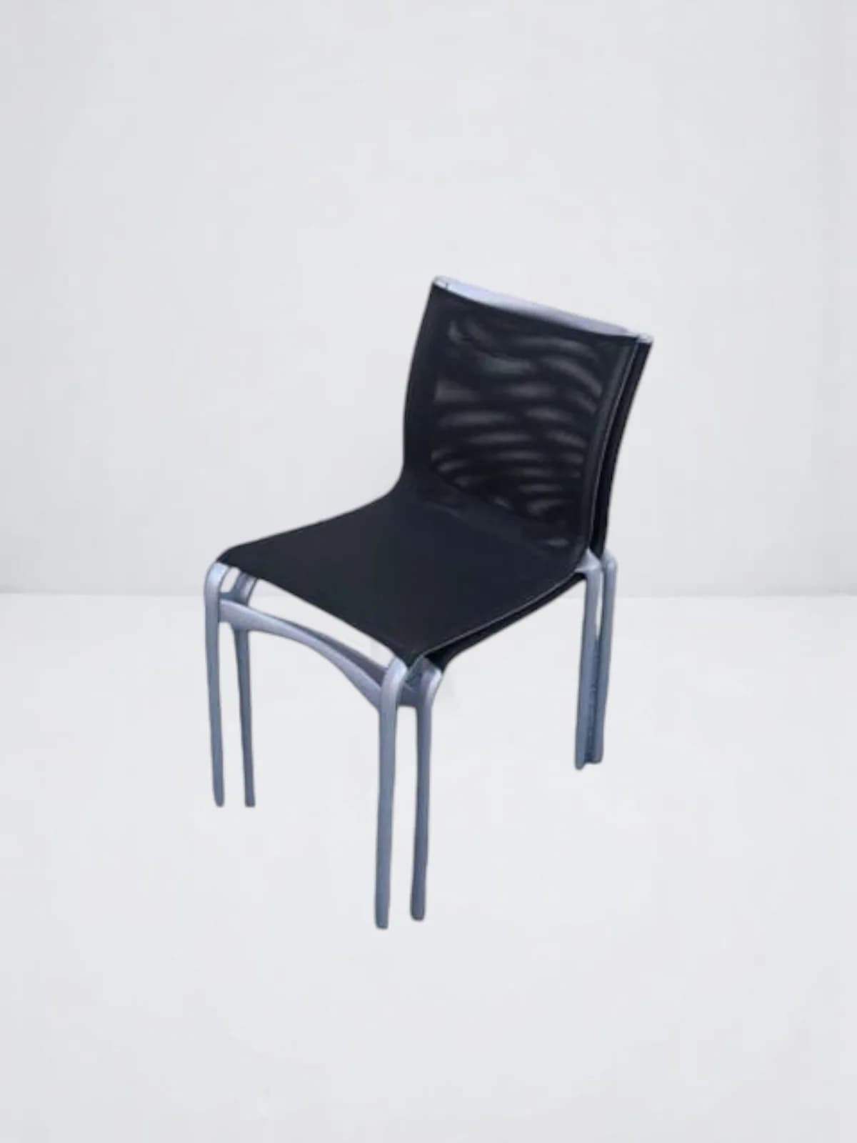 Chaise visiteur empilable Bigframe / Assise tissu - Alias — vue 4