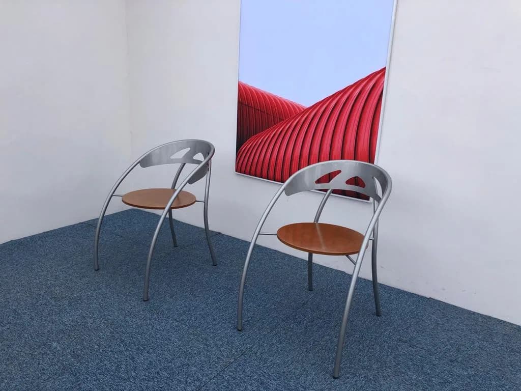 Chaise visiteur accueil métallique