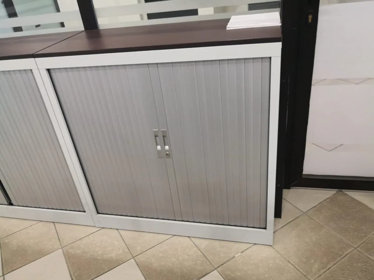 Armoire basse porte coulissante 100x100cm — vue 2