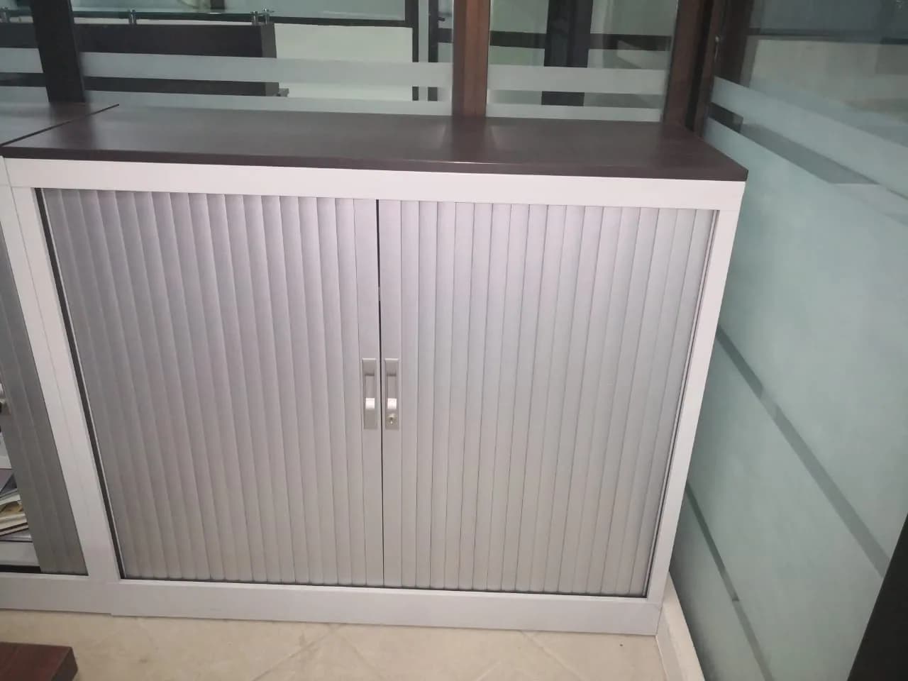 Armoire basse porte coulissante 100x100cm — vue 3