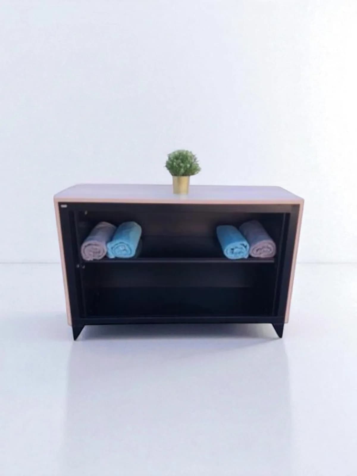 Meuble métallique Vinco télé armoire de rangement
