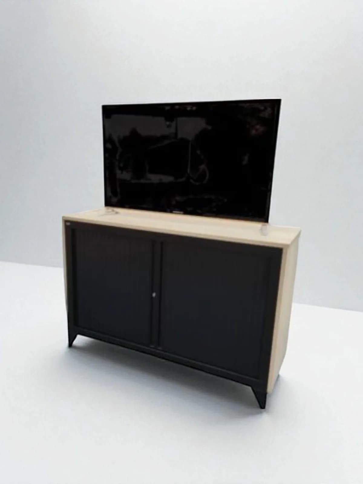 Meuble métallique Vinco télé armoire de rangement — vue 5