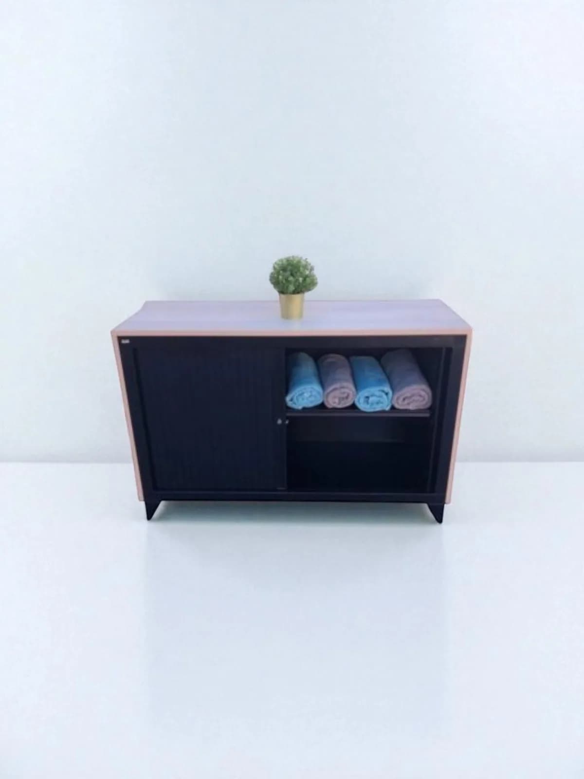 Meuble métallique Vinco télé armoire de rangement — vue 3