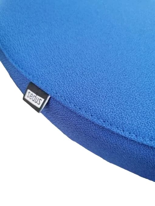 Sedus quarterback chaise a roulette couleur bleu — vue 4