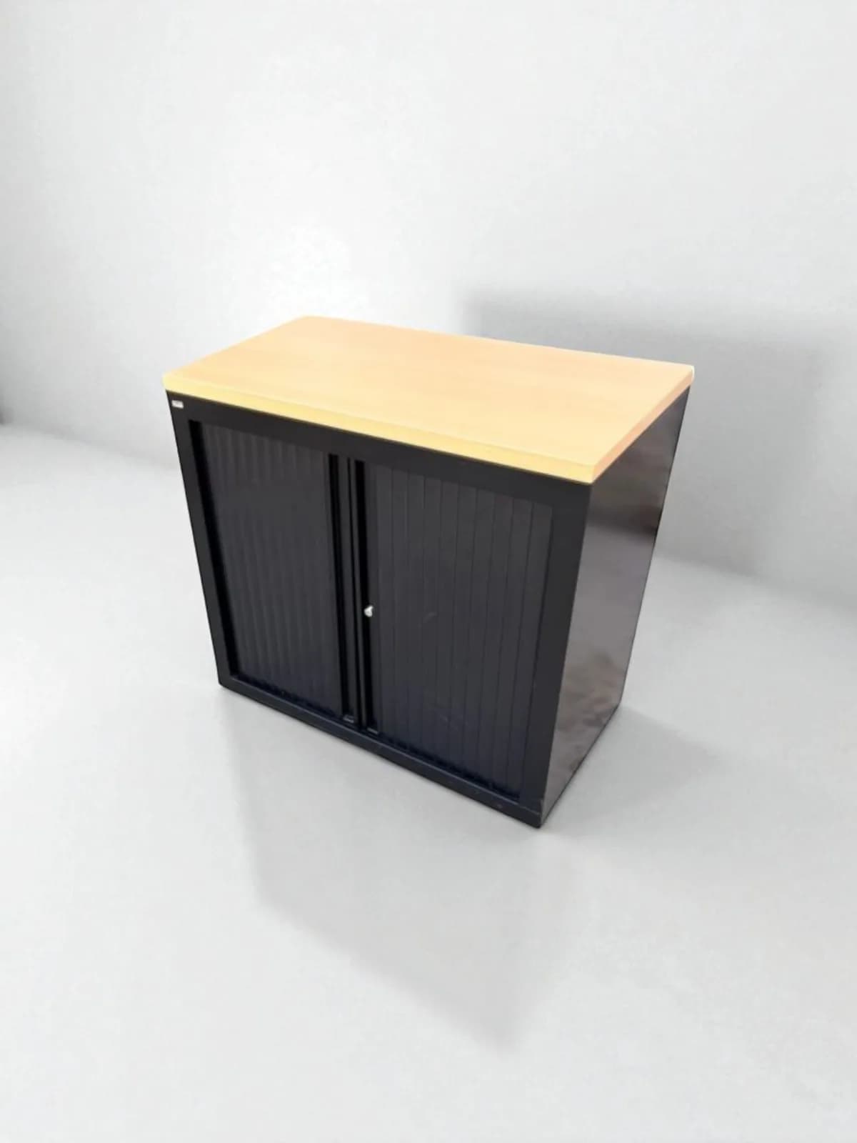Armoire basse Vinco 80x74cm finition chêne