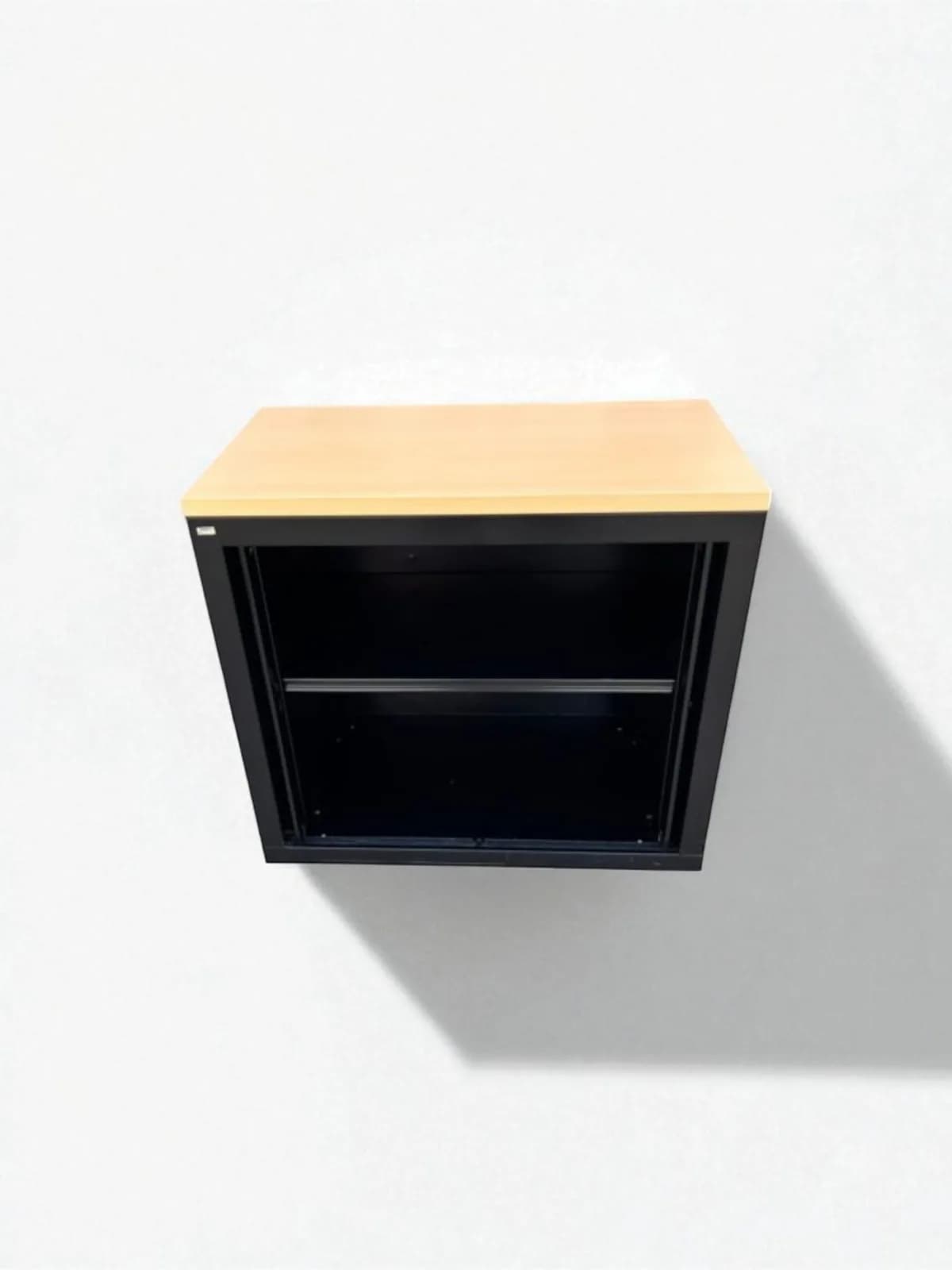 Armoire basse Vinco 80x74cm finition chêne — vue 4