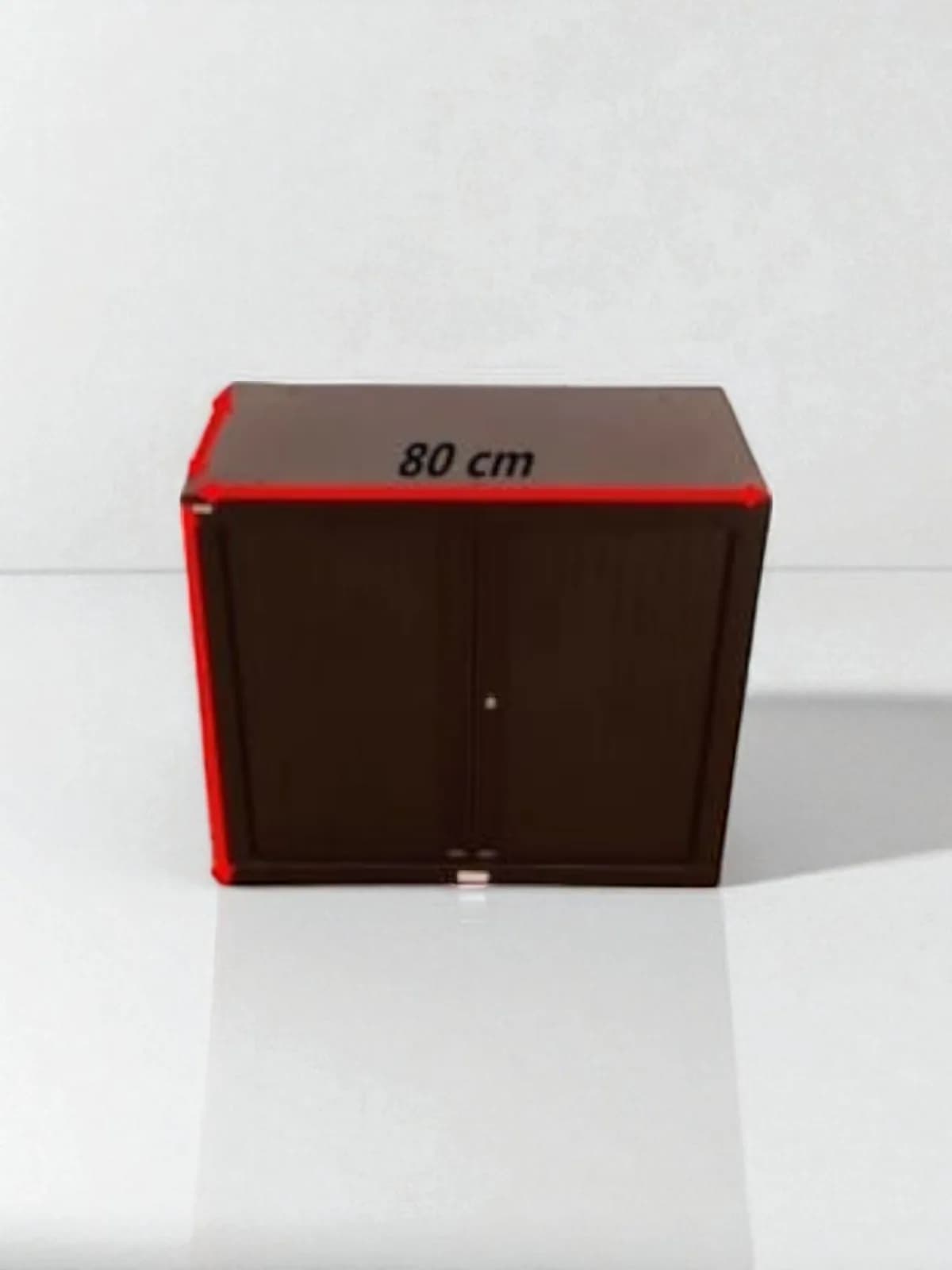 Armoire basse Vinco métallique 80x73cm — vue 2