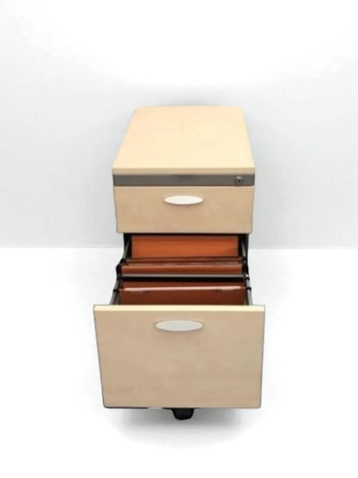 Caisson à roulette bureau finition bois  Haworth — vue 4