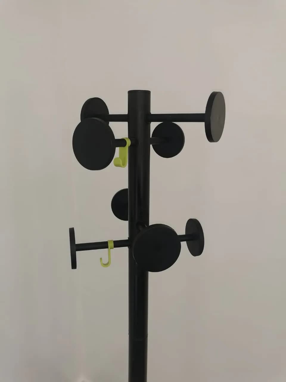 Porte manteau 8 patères noir et porte parapluie — vue 2