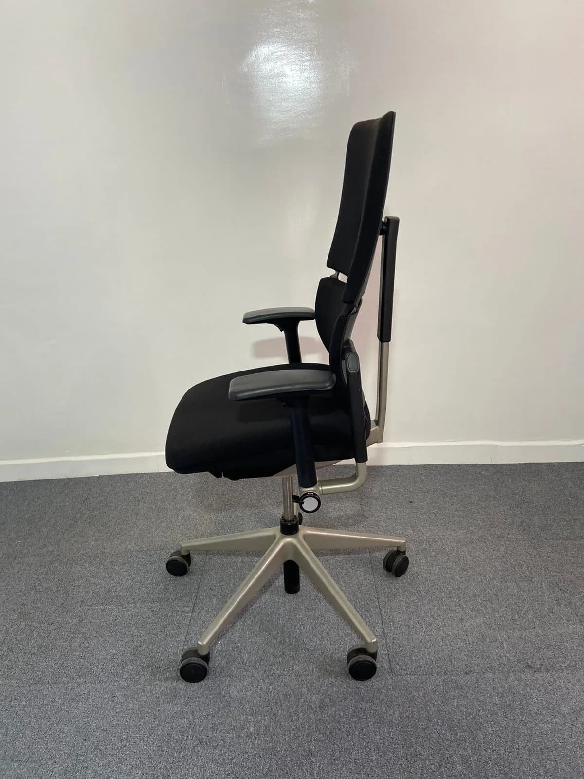Chaise Steelcase Please 2 noir double dossier — vue 3