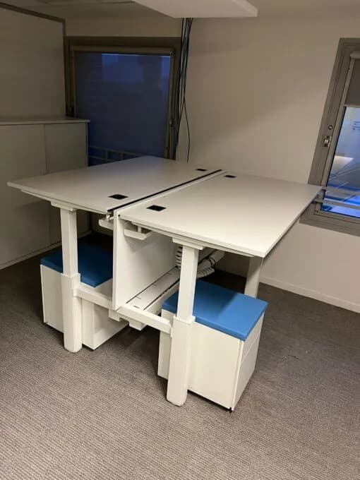 Bureau bench Actiu Mobility réglable en hauteur 160x80cm — vue 4