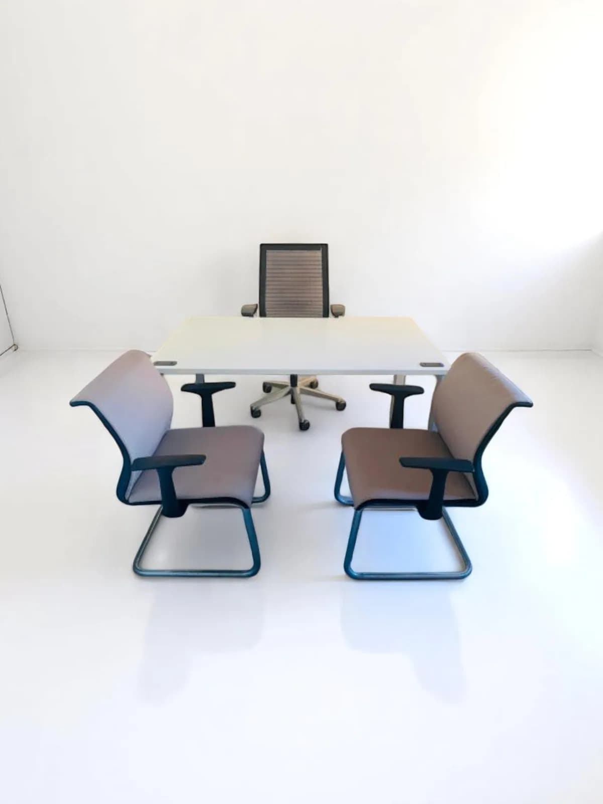 Bureau blanc 140x80cm