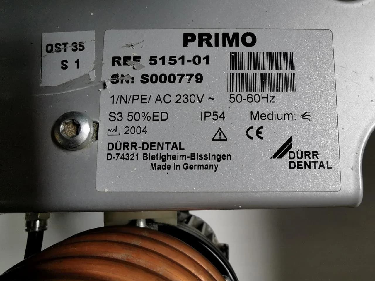 Compresseur DÜRR Dental système air sec médical — vue 5