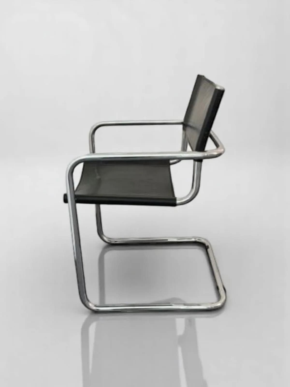 Chaise MG5 Marcel Breuer Matteo Grassi Italie cuir vintage — vue 4