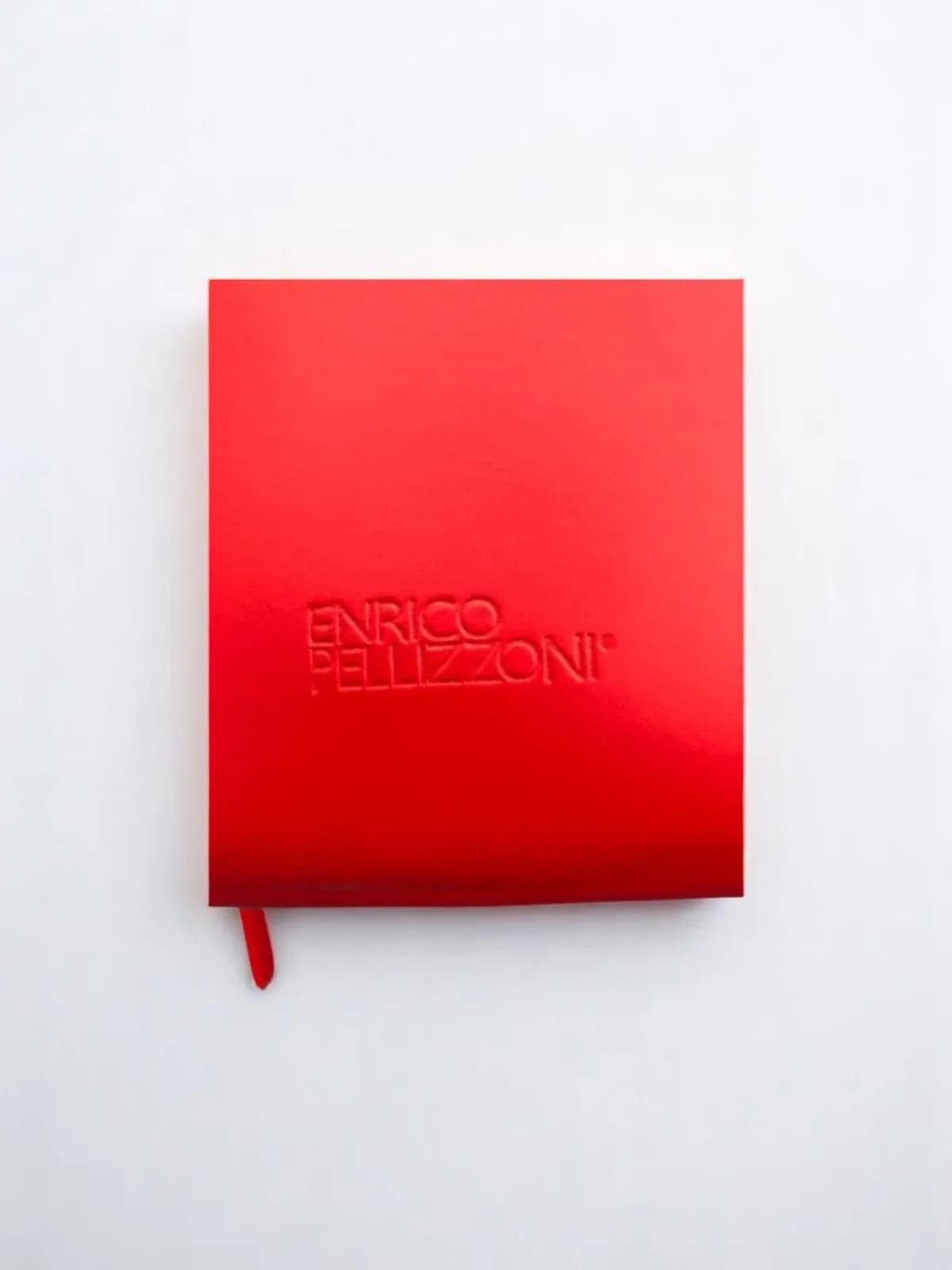 Enrico pellizzoni en cuir rouge - Chaise avec accoudoirs — vue 4