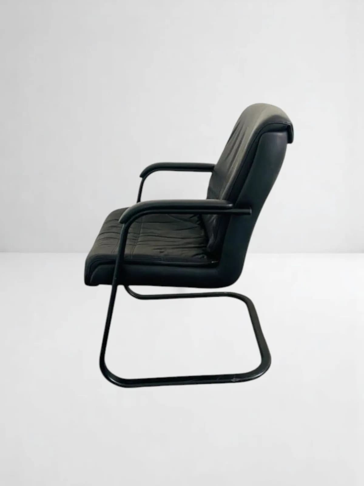 Chaise visiteur luge GRD simili cuir comfort — vue 2