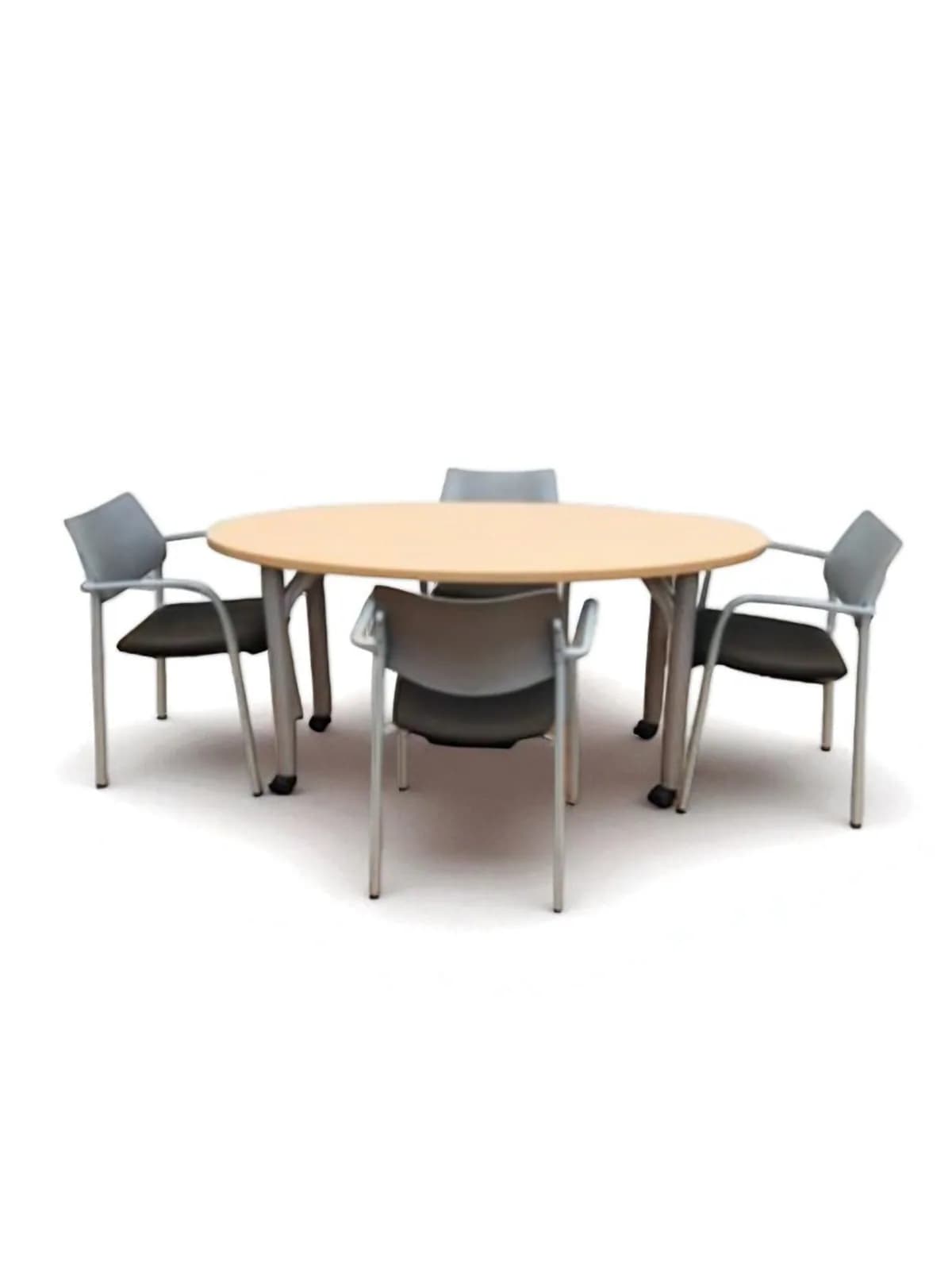 Table de réunion pro HAWORTH 4 pers formation 160CMx80CM — vue 4