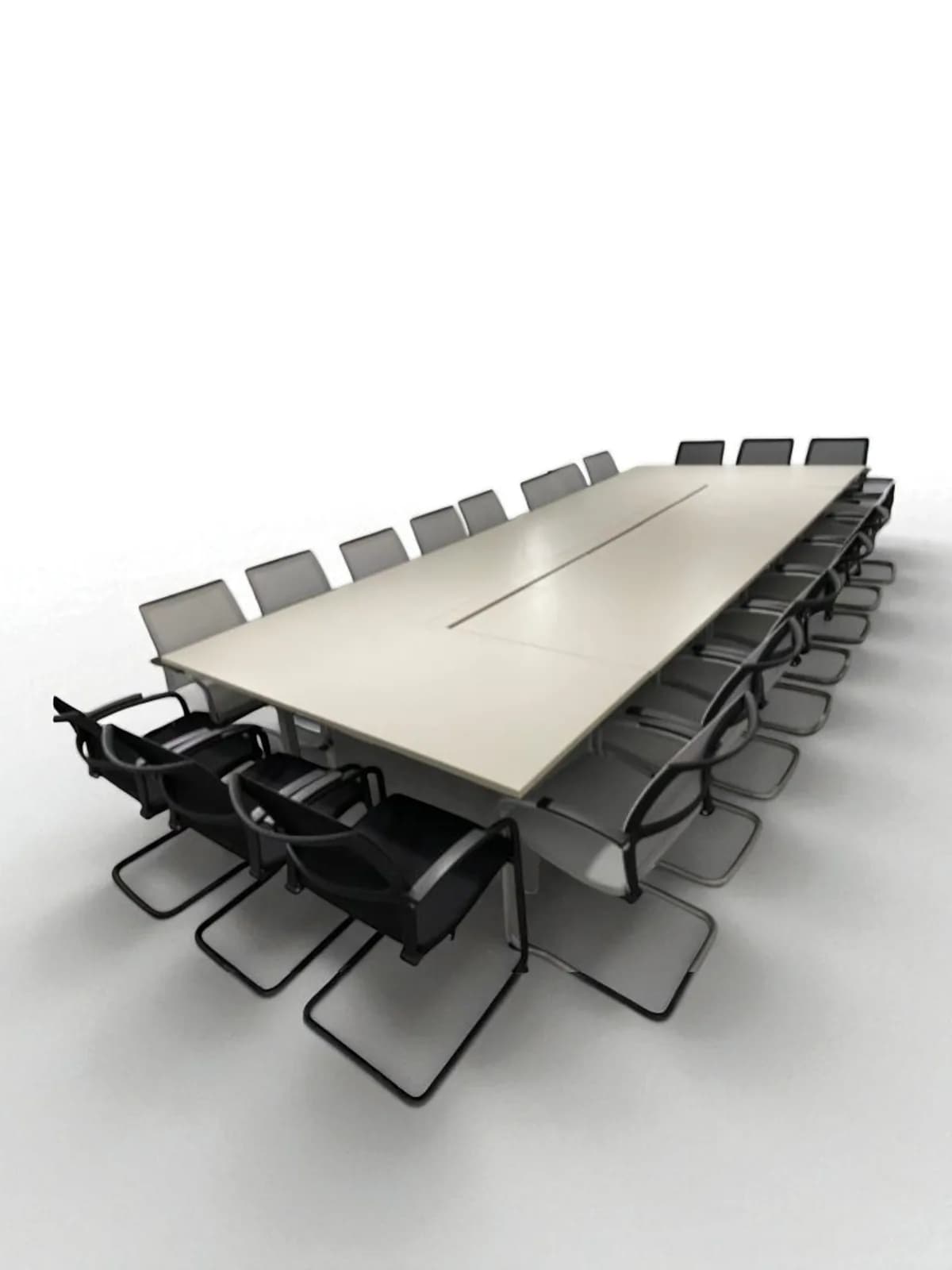 Table de Réunion Rectangulaire – 480x160 cm – Capacité 20 à 22 Personnes