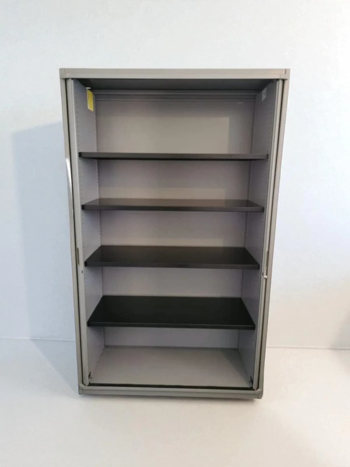 Armoire haute Steelcase bi-color grise 120x200cm — vue 4