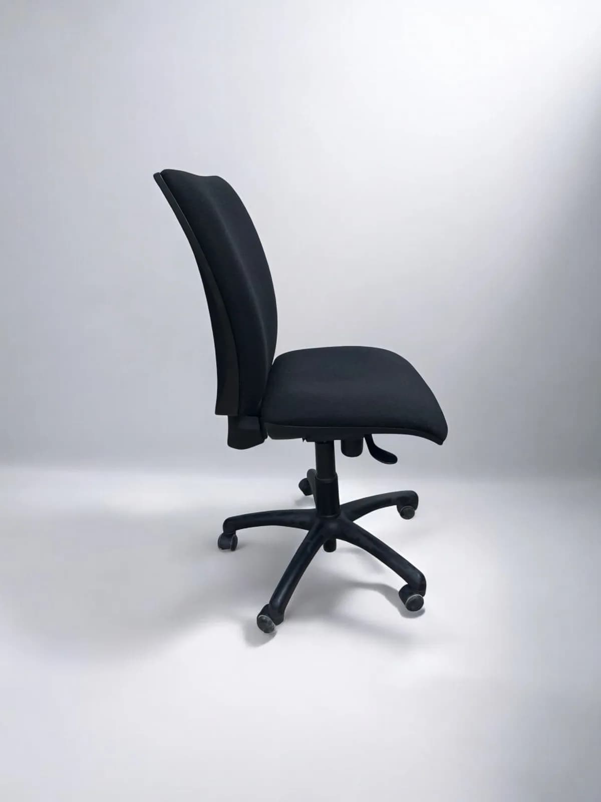 Chaise ergonomique Navaille sans accoudoir tissu noir — vue 3