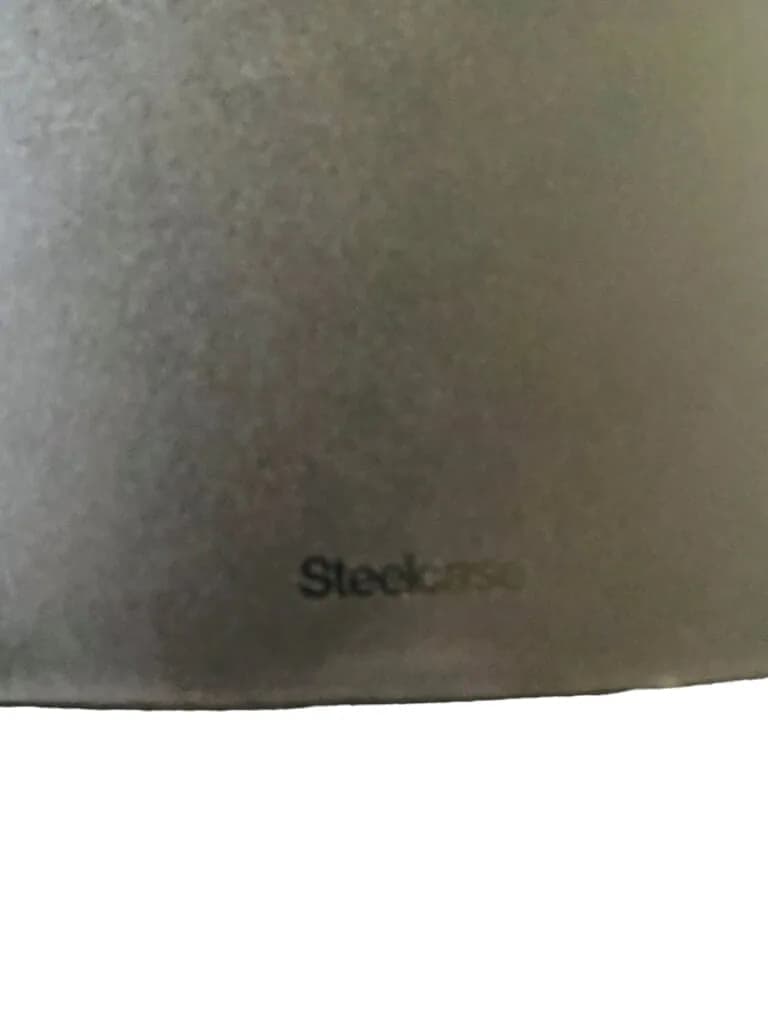 Lot 2 Chaise visiteur luge bleu Steelcase — vue 4