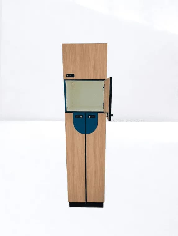 Vestiaire rangement 2 personnes à code et clé. — vue 3