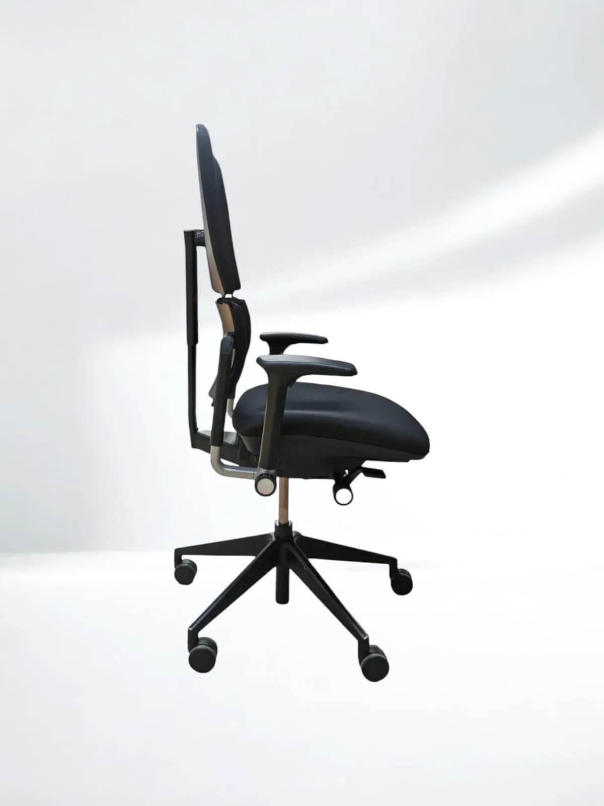 Chaise Steelcase please 2 double dossier noir — vue 3