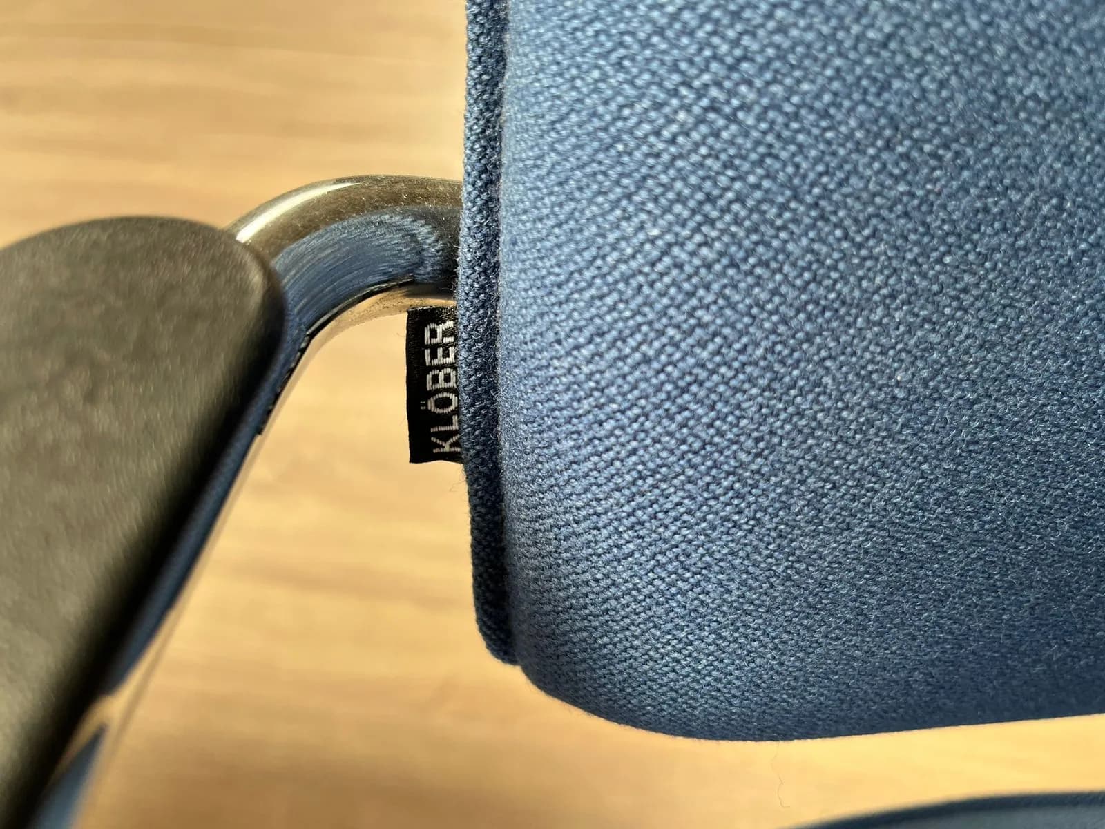 Lot 2 Chaise visiteur Klöber tissu — vue 9