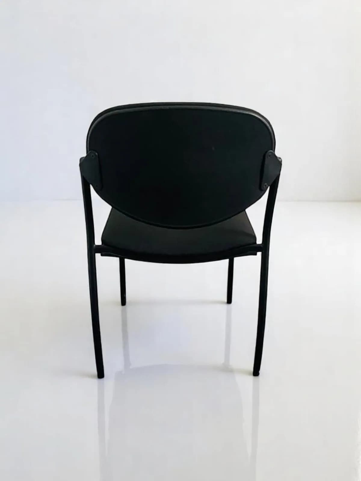 Chaise visiteur accueil 4 pied noir Italy pro — vue 5