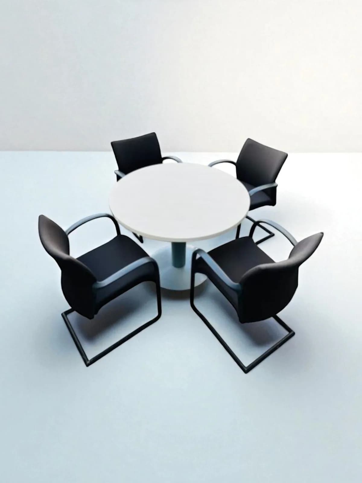 Table ronde Haworth 100cm — vue 3