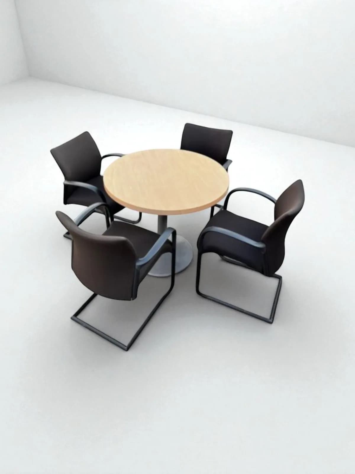 Table ronde Samas 90cm piètement tulipe — vue 2