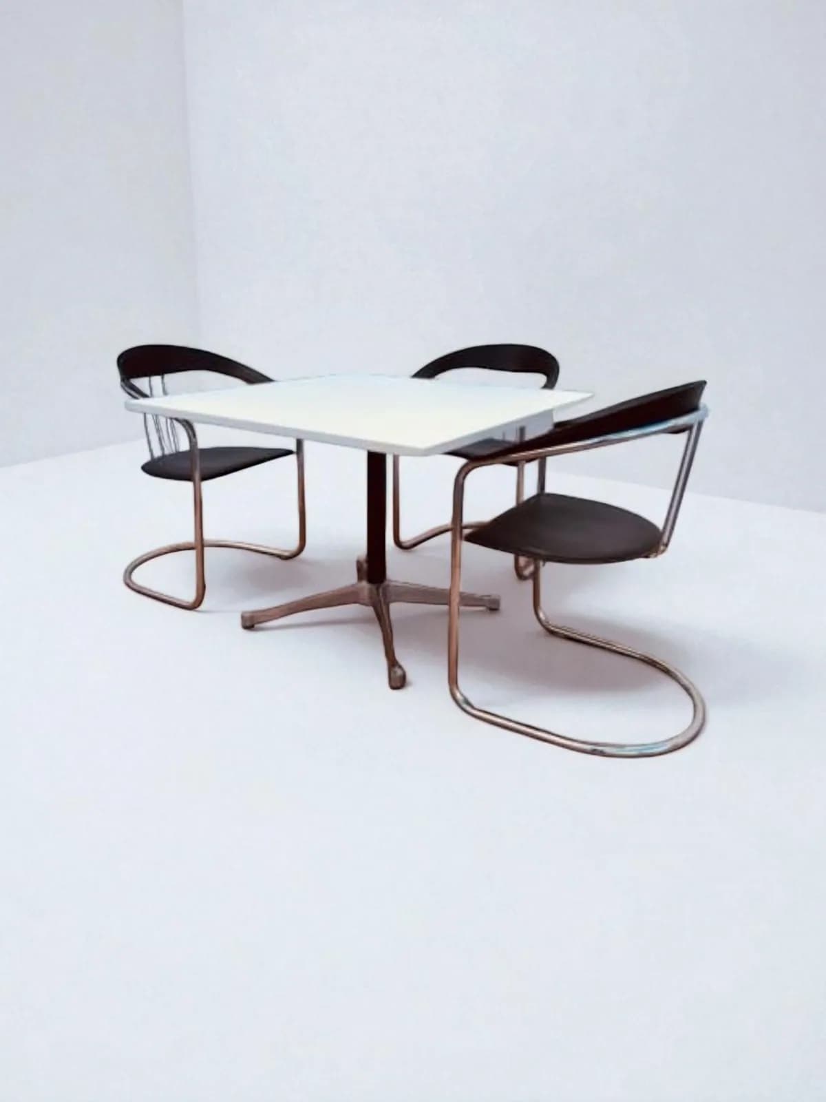 Table vitra carre design by charles eames — vue 3