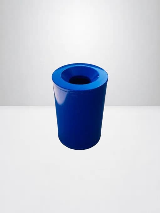 Corbeille anti feu Rossignol Neo métallique bleu 90 Litres