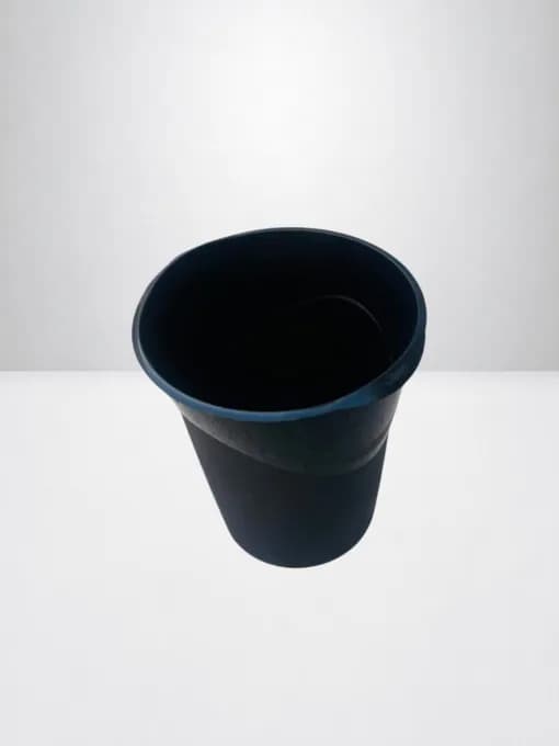 Corbeille à papier pour bureau noir