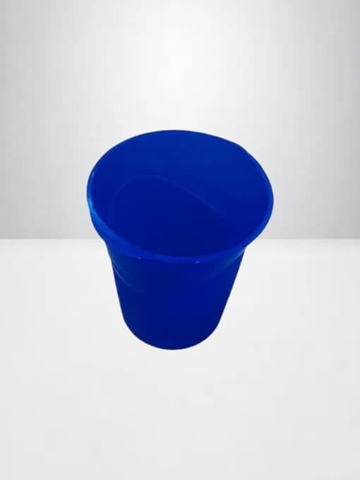 Corbeille à papier pour bureau bleu — vue 2