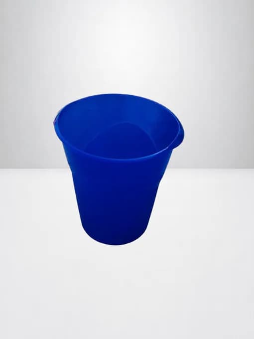 Corbeille à papier pour bureau bleu