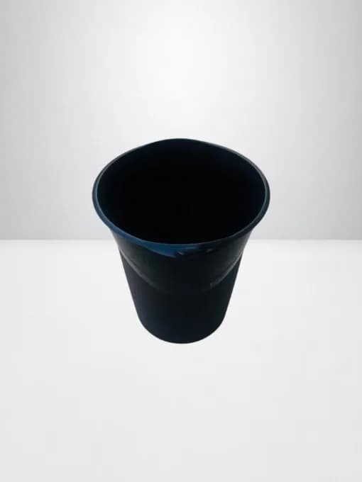 Corbeille à papier pour bureau noir — vue 2