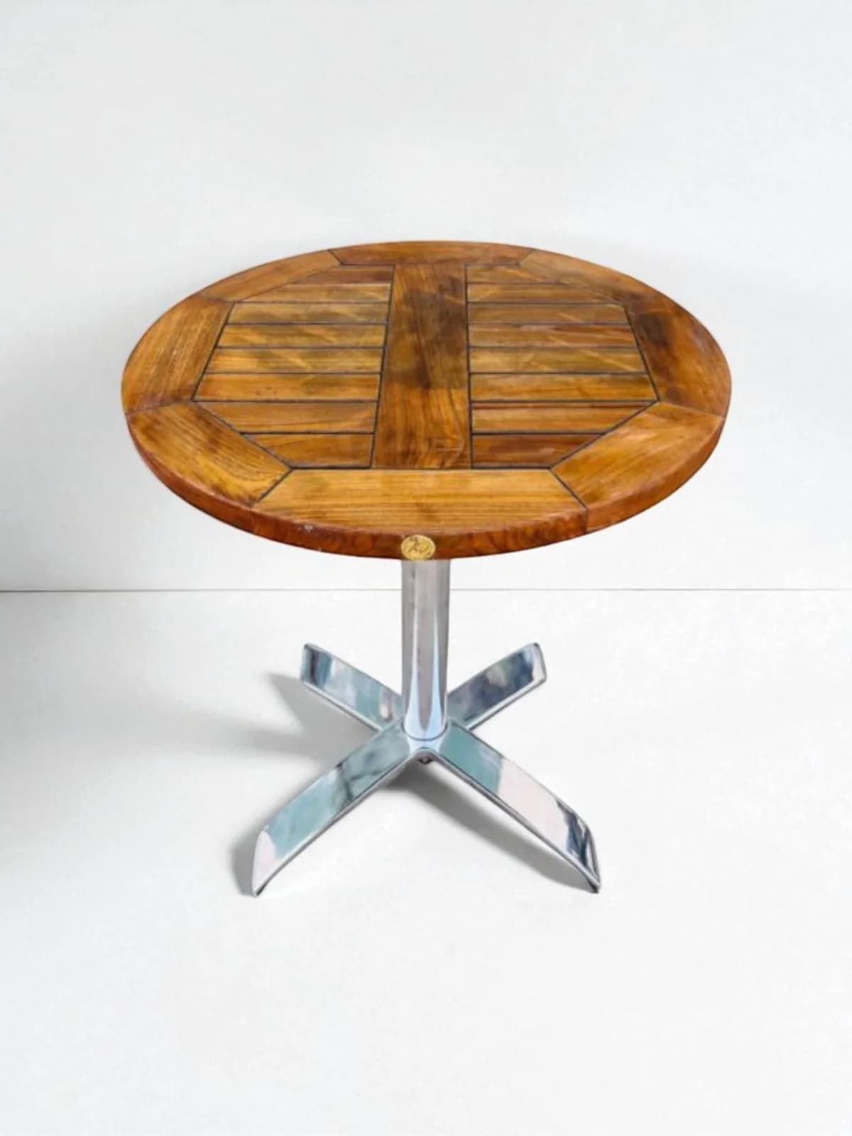 Table de Jardin Bar Ronde en Frêne - 68 cm - R.VLAEMYNCK